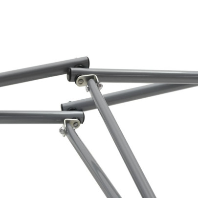 Hamac Pliabil cu Suport Negru - Relaxare în Grădină