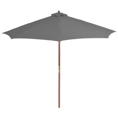 Umbrelă de soare lemn 300cm - Protecție UV | Livrare Gratuită