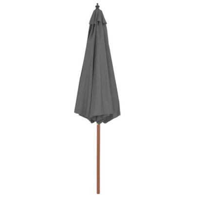 Umbrelă de soare lemn 300cm - Protecție UV | Livrare Gratuită