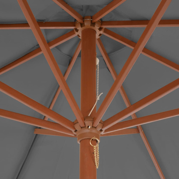 Umbrelă de soare lemn 300cm - Protecție UV | Livrare Gratuită Umbrelă de soare lemn 300cm - Protecție UV | Livrare Gratuită