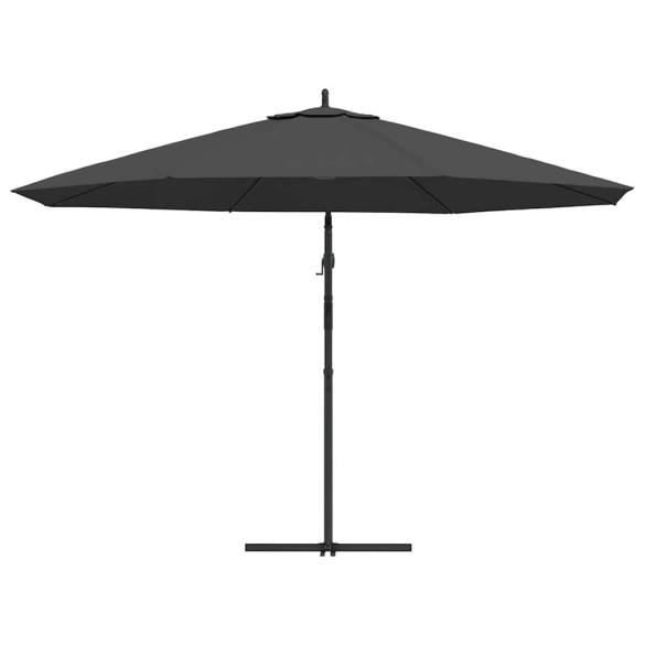 Umbrelă în Consolă Antracit 350 cm - Protecție UV Superioară