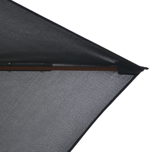 Umbrelă de soare exterior din lemn - 200x300 cm antracit Umbrelă de soare exterior din lemn - 200x300 cm antracit