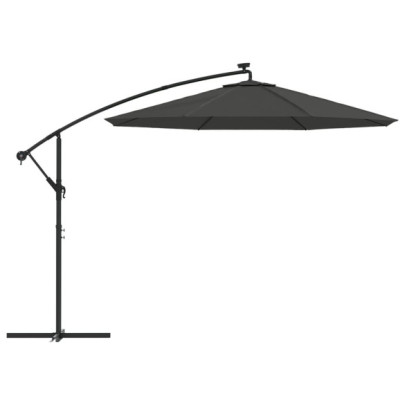 Umbrelă suspendată cu LED solară - 300 cm | Gratis transport