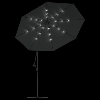 Umbrelă suspendată cu LED solară - 300 cm | Gratis transport
