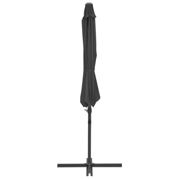 Umbrelă Consolă Antracit 300 cm - Protecție UV și Rotire 360°