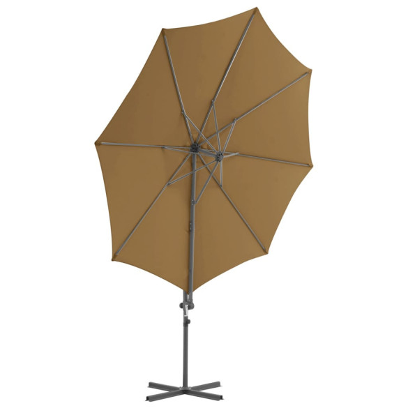 Umbrelă Consolă Grădină Oțel 300 cm - Livrare Gratuită