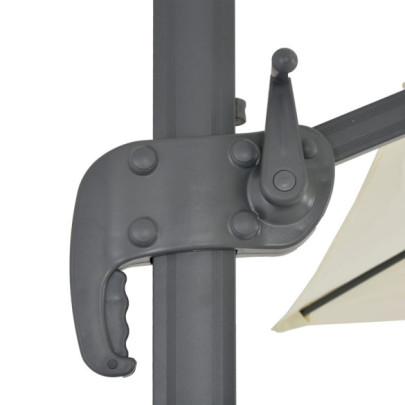 Umbrelă în Consolă din Aluminiu - Protecție UV, 400x300 cm