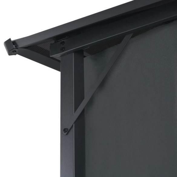 Pavilion 3x3m Negru cu Perdele - Aluminiu | Livrare Gratuită Pavilion 3x3m Negru cu Perdele - Aluminiu | Livrare Gratuită