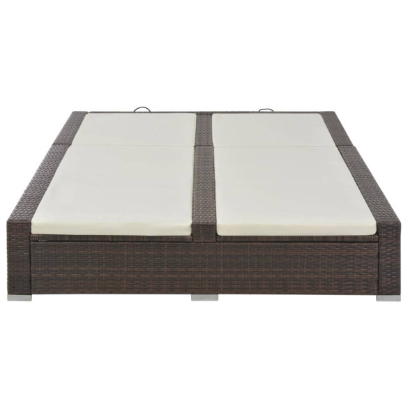 Șezlong Dublu Ratan - Comandă cu Livrare Gratuită