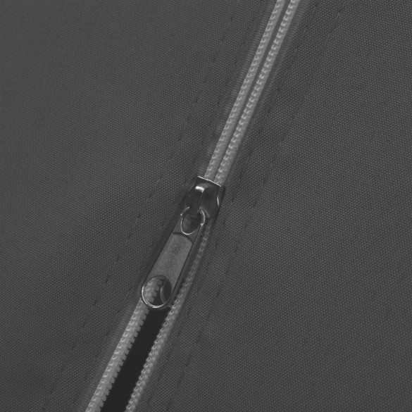 Pavilion Hexagonal Garden cu Perdele - 360x265 cm - Antracit