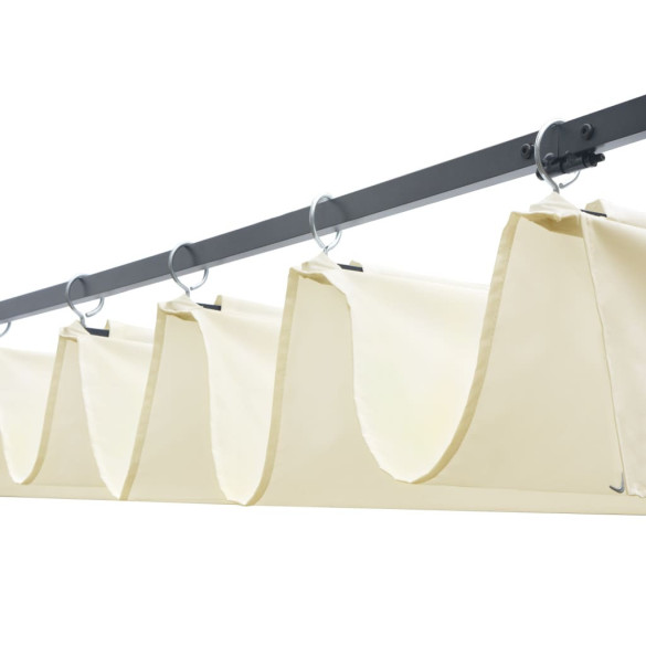 Pavilion Gradina 3x3m - Acoperis Culisant - Maro Crem