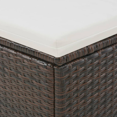 Șezlong 2 Persoane cu Baldachin Maro - Livrare Gratuită