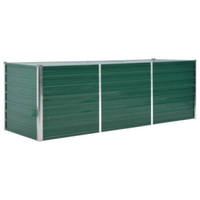 Strat Înălțat Grădină Verde - Oțel Galvanizat 240x80 cm 2