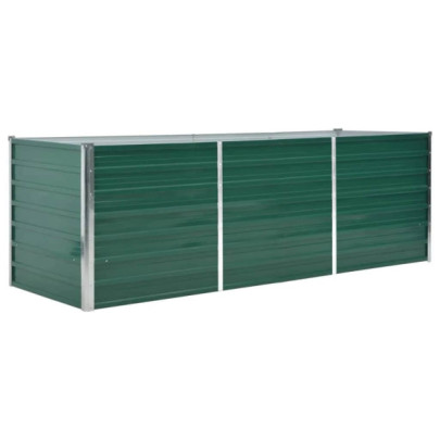 Strat Înălțat Grădină Verde - Oțel Galvanizat 240x80 cm