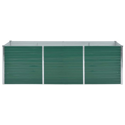Strat Înălțat Grădină Verde - Oțel Galvanizat 240x80 cm