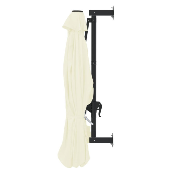 Umbrelă soare montaj perete - 300 cm, nisipiu - Livrare gratuită