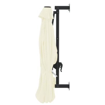 Umbrelă soare montaj perete - 300 cm, nisipiu - Livrare gratuită