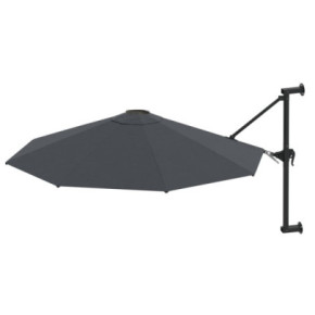 Umbrelă soare perete 300 cm antracit - Livrare gratuită 2