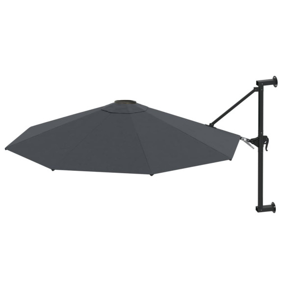 Umbrelă soare perete 300 cm antracit - Livrare gratuită