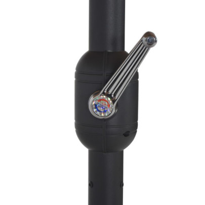 Umbrelă exterior gri taupe cu aluminiu | Protecție UV | Livrare gratuită