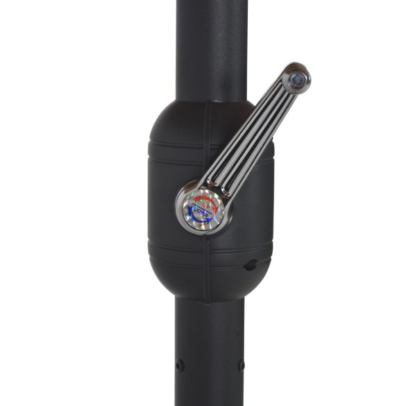 Umbrelă de soare exterior cărămizie cu stâlp aluminiu Umbrelă de soare exterior cărămizie cu stâlp aluminiu