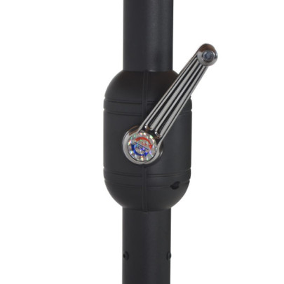 Umbrelă de soare exterior cărămizie cu stâlp aluminiu