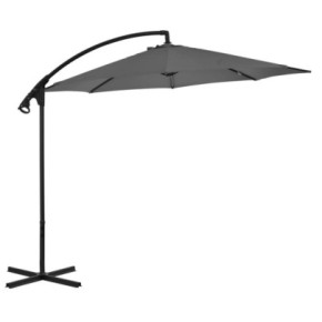 Umbrelă Grădină Consolă Antracit 300 cm | Oțel Rezistent