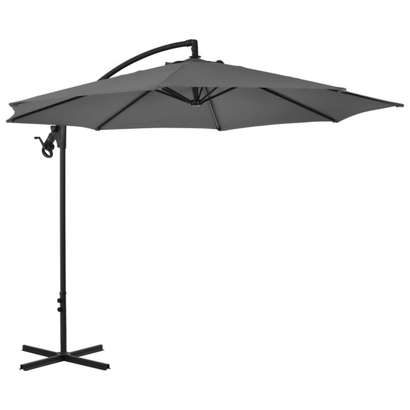 Umbrelă Grădină Consolă Antracit 300 cm | Oțel Rezistent