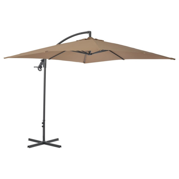 Umbrelă în consolă cu stâlp din oțel - 250x250 cm | Livrare gratuită
