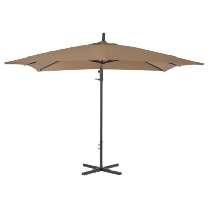 Umbrelă în consolă cu stâlp din oțel - 250x250 cm | Livrare gratuită