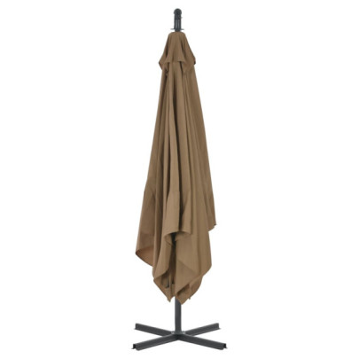 Umbrelă în consolă cu stâlp din oțel - 250x250 cm | Livrare gratuită