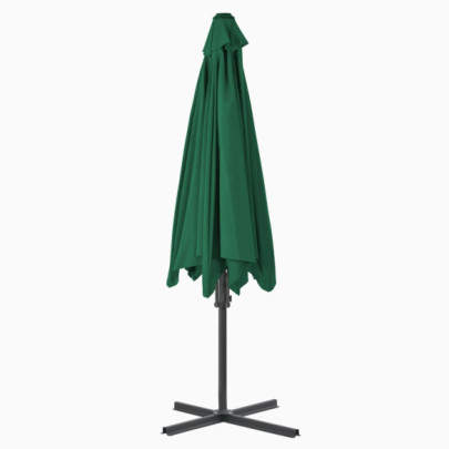 Umbrelă de soare rotativă 300 cm - Verde | Livrare gratuită