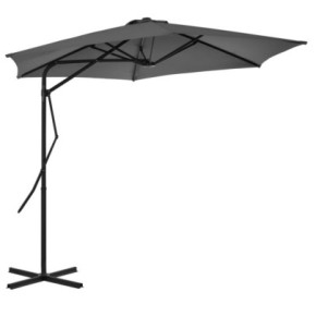 Umbrelă de soare rotativă 300 cm - Oțel - Antracit 2