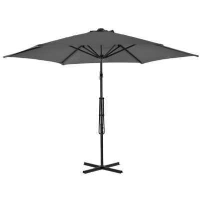 Umbrelă de soare rotativă 300 cm - Oțel - Antracit