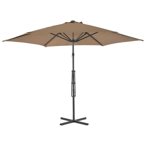 Umbrelă de soare rotativă 300 cm cu bază stabilă | Oferim livrare gratuită