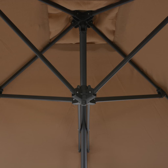 Umbrelă de soare rotativă 300 cm cu bază stabilă | Oferim livrare gratuită
