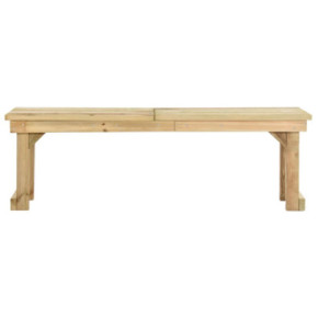 Bancă grădină lemn pin 140 cm - Rezistentă la intemperii 2
