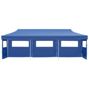 Cort Petrecere Pliabil 5 Pereți Albastru - 3x9m | Livrare Gratuită 2