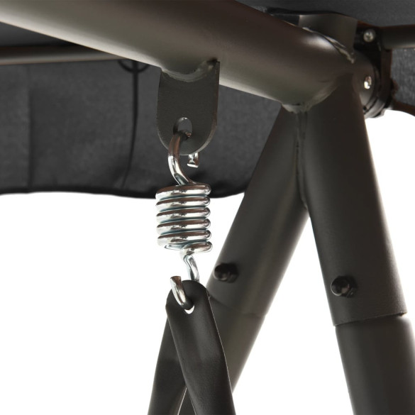 Balansoar Extensibil cu Copertină Antracit - Pat și Șezut