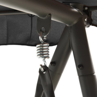 Balansoar Extensibil cu Copertină Antracit - Pat și Șezut