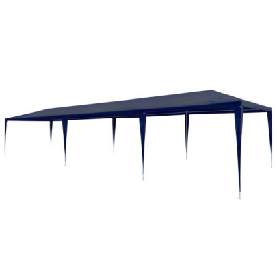 Cort de petrecere - albastru - 3 x 9 m - PE