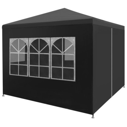 Cort de petrecere - antracit - 3 x 3 m