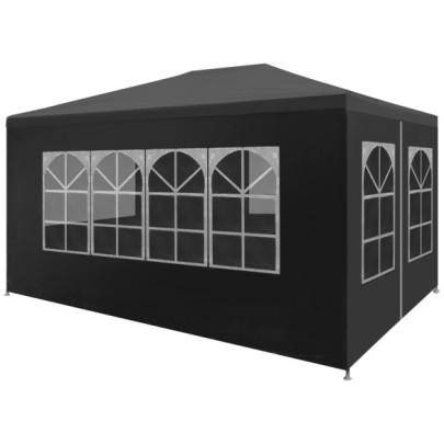Cort de petrecere - antracit - 3 x 4 m