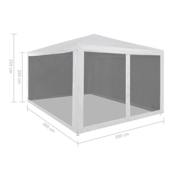 Cort Pliabil cu 4 Pereți Plasă 3x3m | Rezistent UV și Apă Cort Pliabil cu 4 Pereți Plasă 3x3m | Rezistent UV și Apă