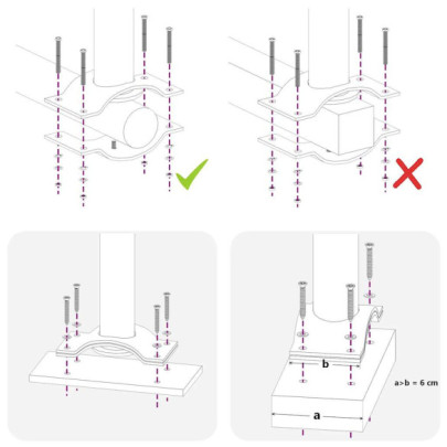 Copertină Laterală Retractabilă Terasă - Negru 100x300 cm