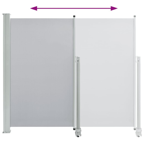 Copertină Laterală Retractabilă pentru Terasă - 140x300 cm Copertină Laterală Retractabilă pentru Terasă - 140x300 cm