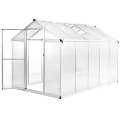 Seră - 11,19 m³ - 302x190x195 cm - aluminiu