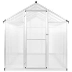 Seră Aluminiu 15,6 m³ cu Policarbonat | Livrare Gratuită 2