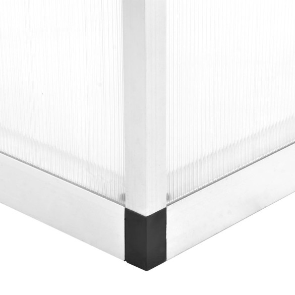 Seră Aluminiu 15,6 m³ cu Policarbonat | Livrare Gratuită Seră Aluminiu 15,6 m³ cu Policarbonat | Livrare Gratuită