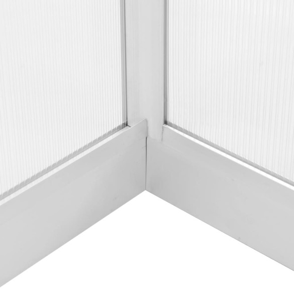 Seră Aluminiu 15,6 m³ cu Policarbonat | Livrare Gratuită Seră Aluminiu 15,6 m³ cu Policarbonat | Livrare Gratuită